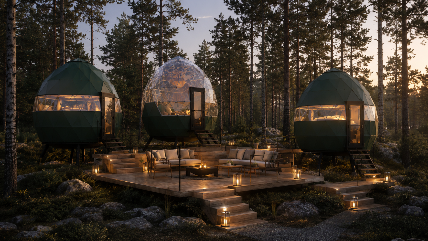 GEODOMAS kapsuly Crystal Dome