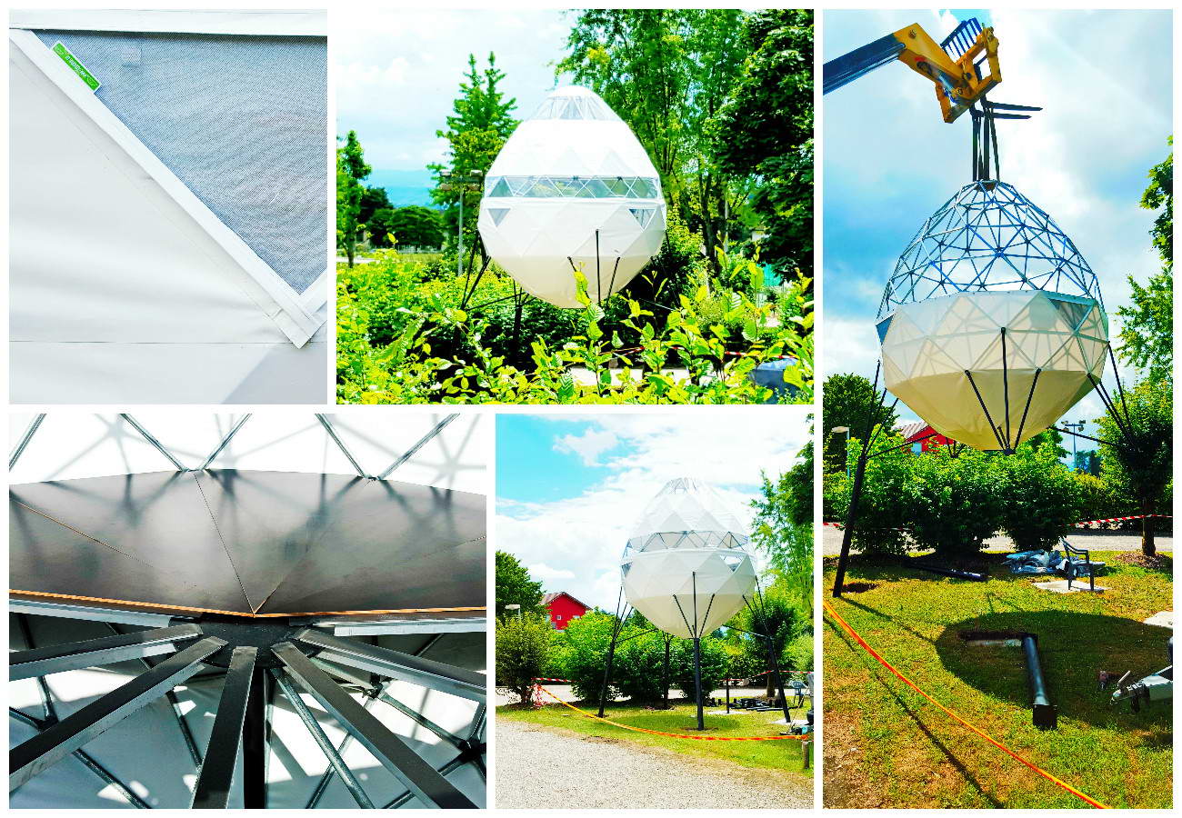 7m2 Ø3m Crystal Dome for Wild Nature | Treehouse Village