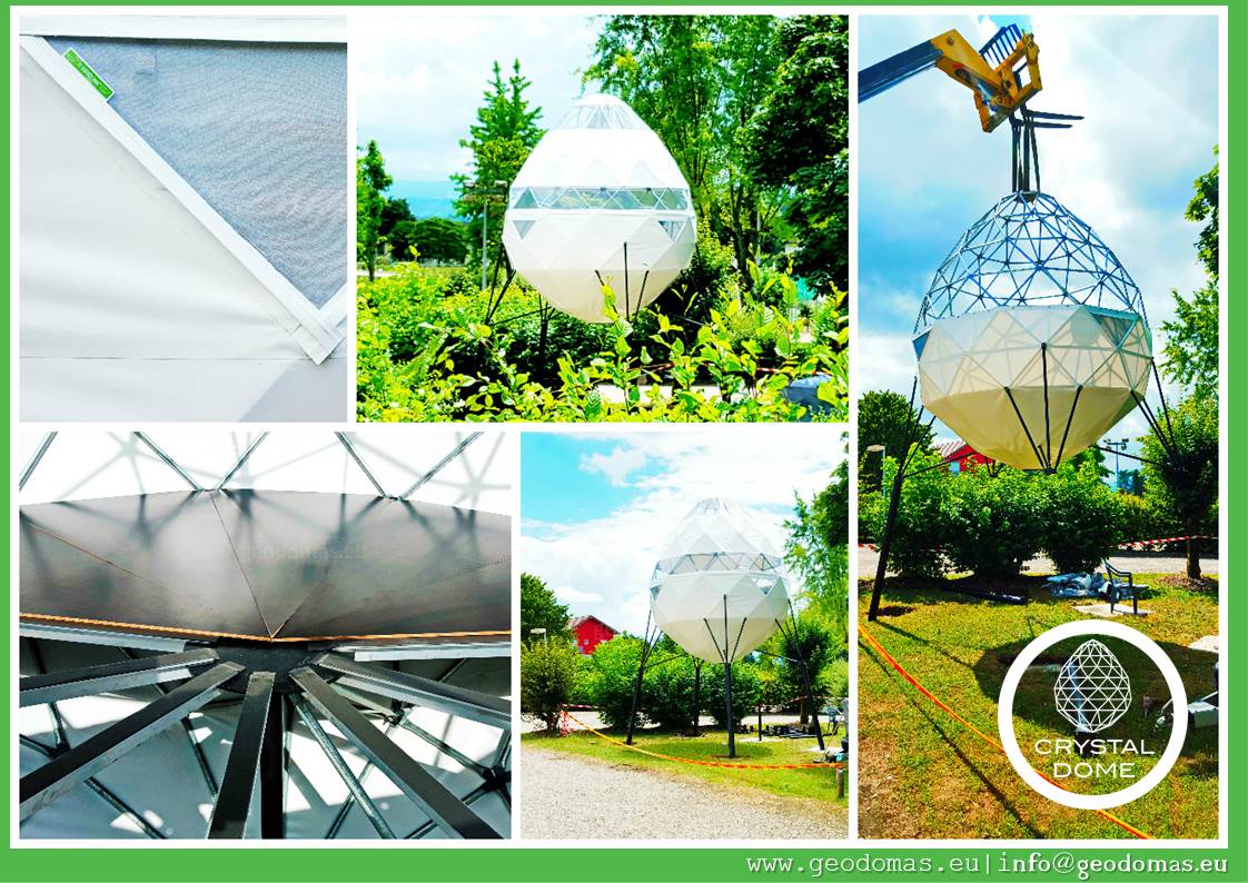 7m2 Ø3m Crystal Dome for Wild Nature | Treehouse Village