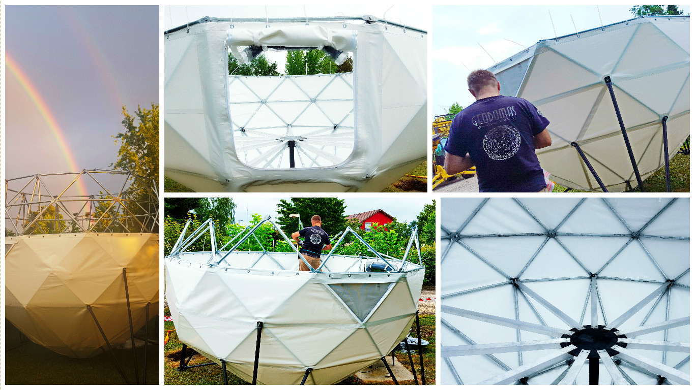 7m2 Ø3m Crystal Dome for Wild Nature | Treehouse Village