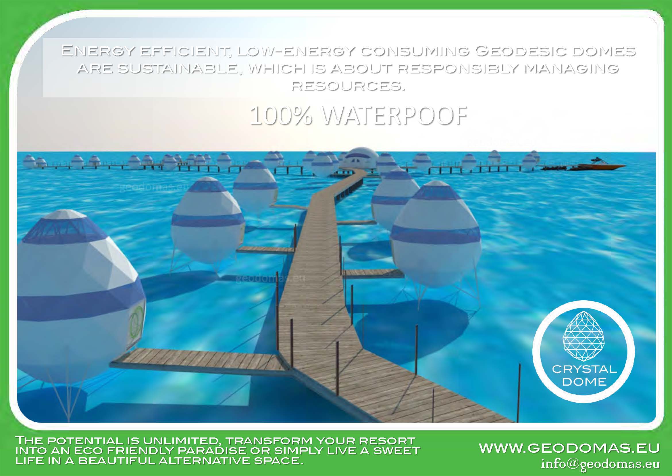 7m2 Ø3m Crystal Dome for Wild Nature | Treehouse Village