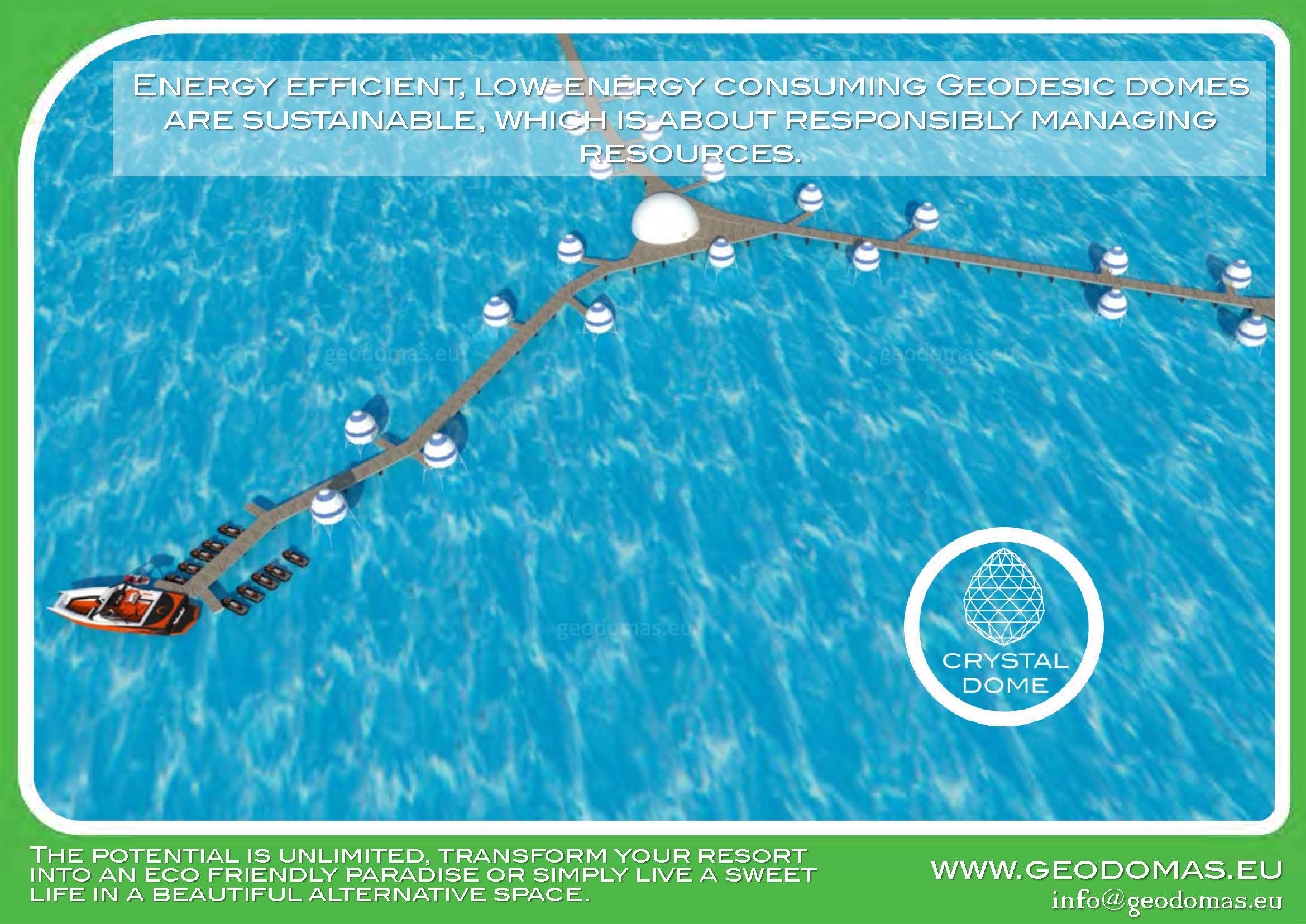 7m2 Ø3m Crystal Dome for Wild Nature | Treehouse Village