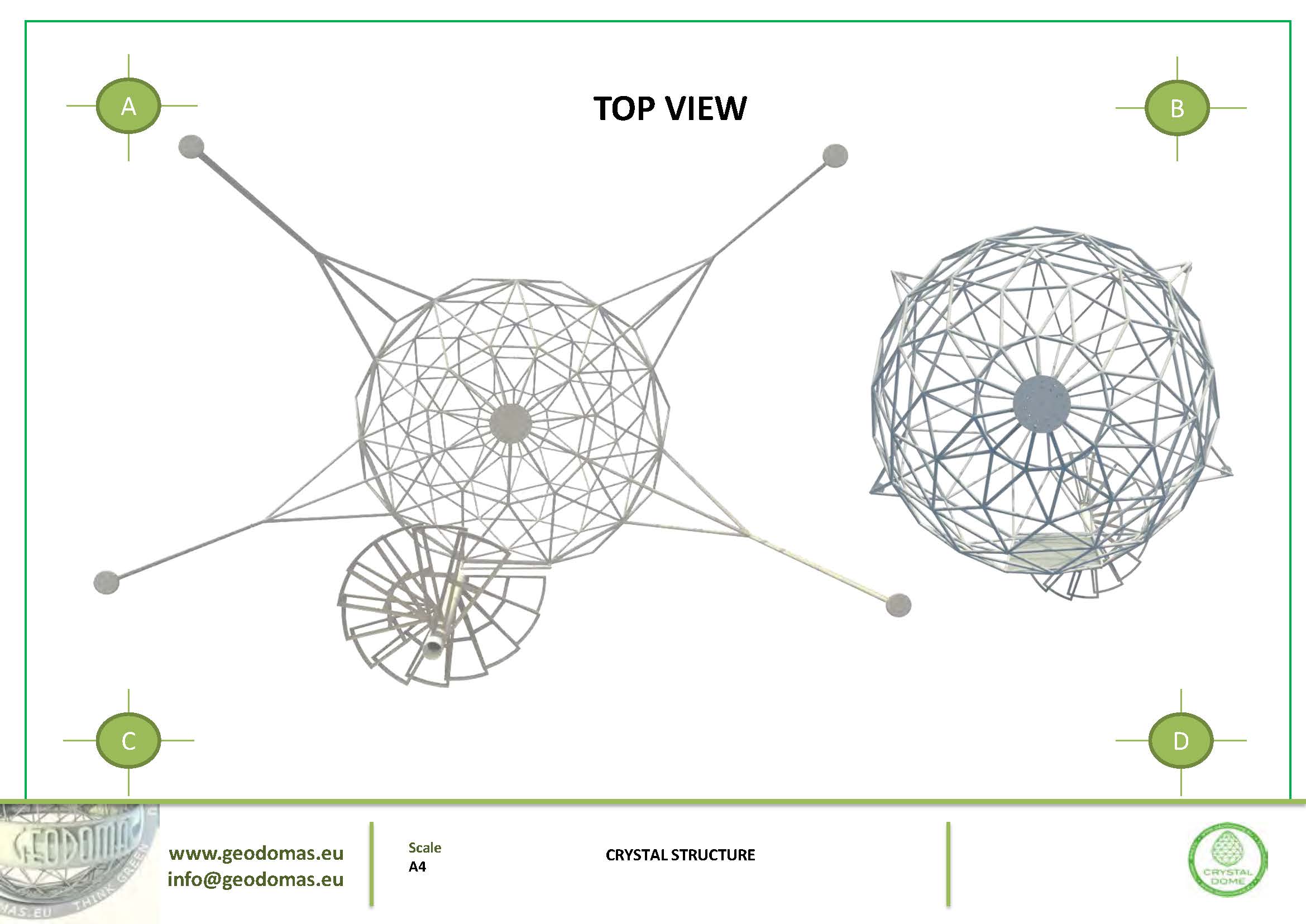 7m2 Ø3m Crystal Dome for Wild Nature | Treehouse Village