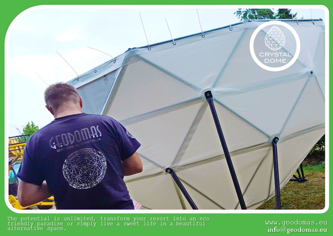 7m2 Ø3m Crystal Dome for Wild Nature | Treehouse Village