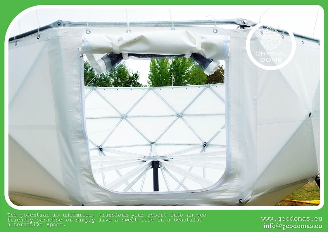 7m2 Ø3m Crystal Dome for Wild Nature | Treehouse Village