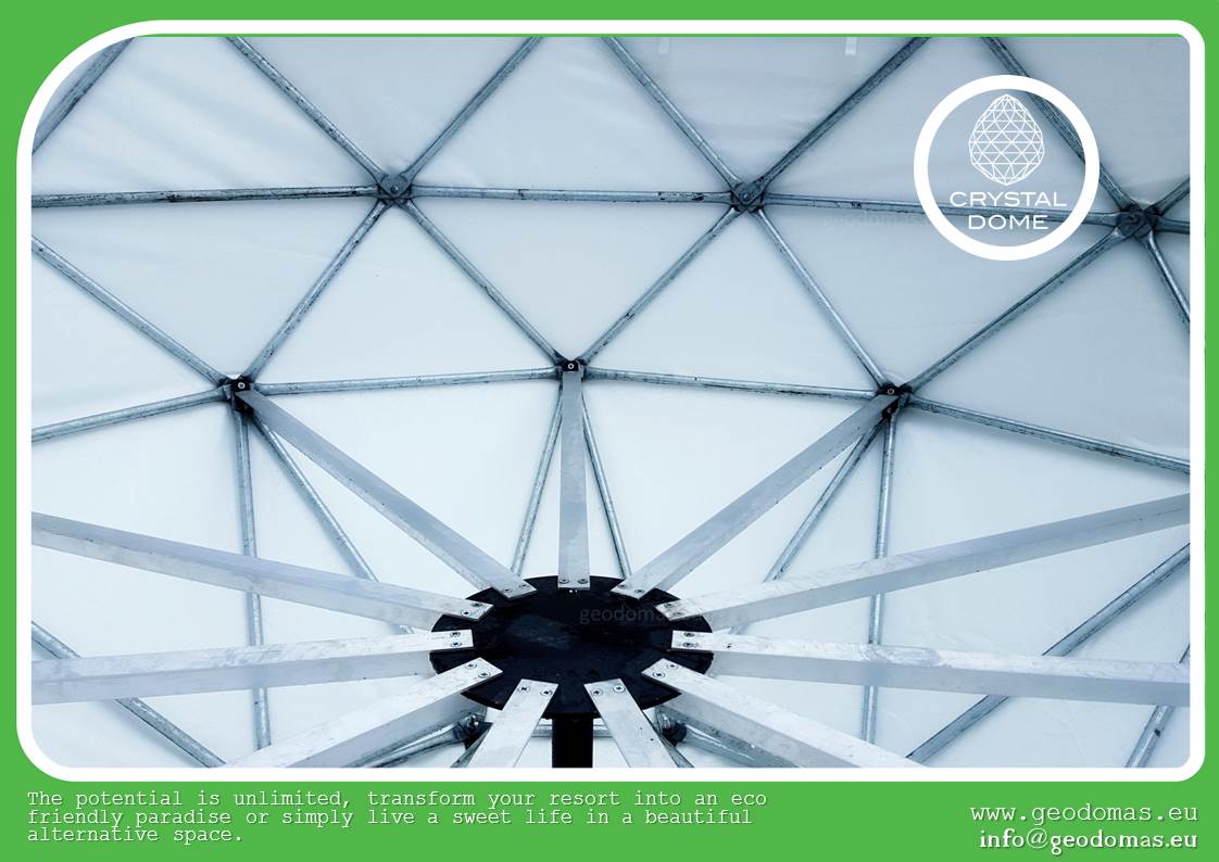 7m2 Ø3m Crystal Dome for Wild Nature | Treehouse Village