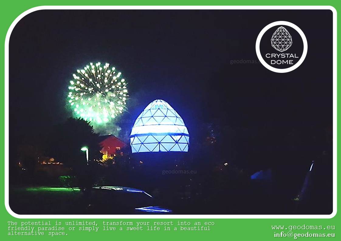 7m2 Ø3m Crystal Dome for Wild Nature | Treehouse Village