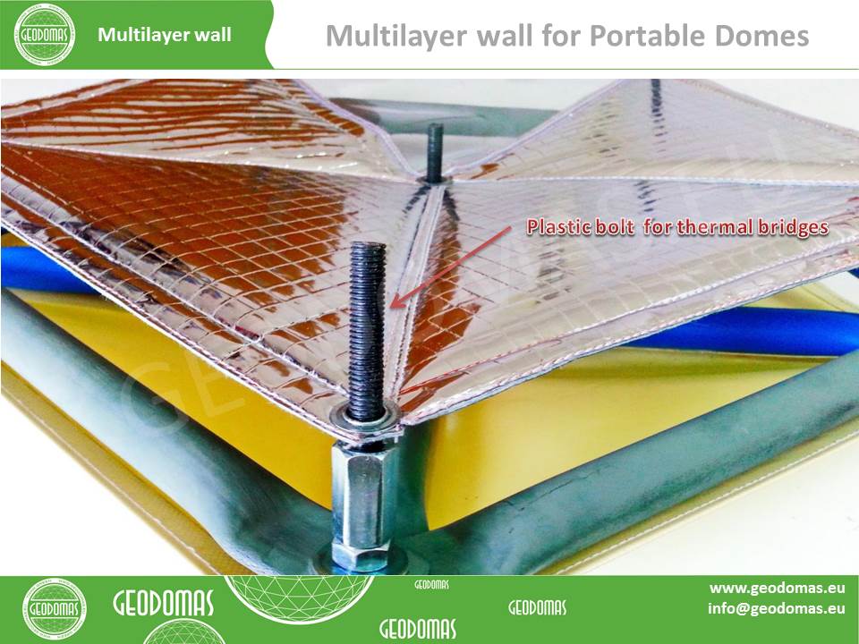 648m2 Tennis Court Dome Roof 36x18x7.4m | Glamping for Sport