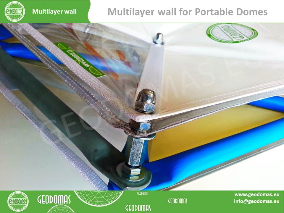 648m2 Tennis Court Dome Roof 36x18x7.4m | Glamping for Sport