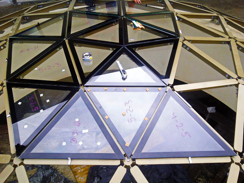 28m2 Roof Deck Window Dome Ø6m LOW Height Structure