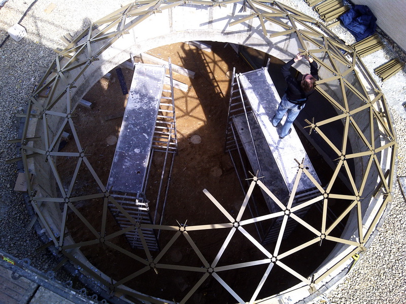 28m2 Roof Deck Window Dome Ø6m LOW Height Structure