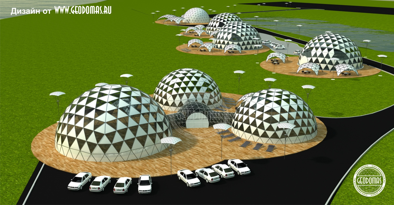 2500m2 Golden Gates Motel Complex 314m2 Domes | Yaroslavl, Russia