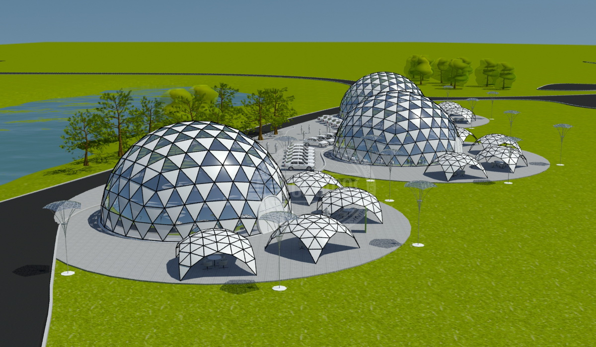 2500m2 Golden Gates Motel Complex 314m2 Domes | Yaroslavl, Russia