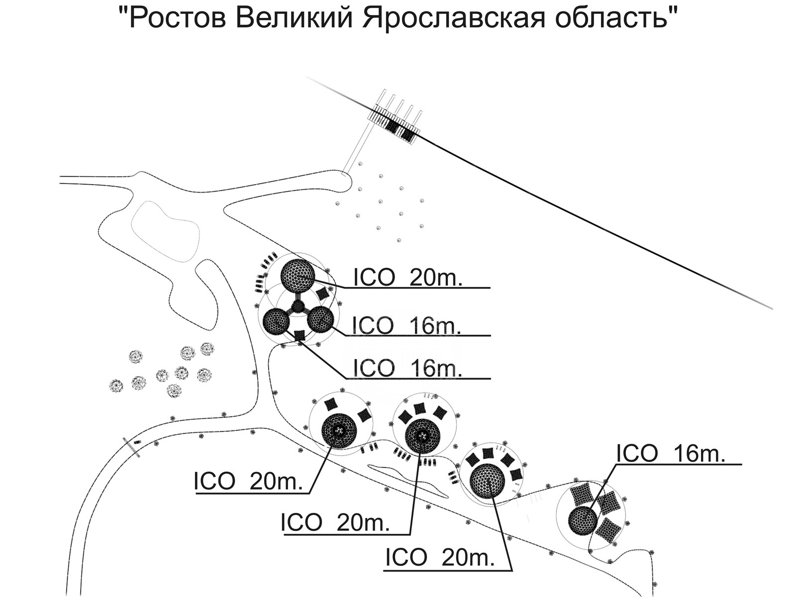 2500m2 Golden Gates Motel Complex 314m2 Domes | Yaroslavl, Russia