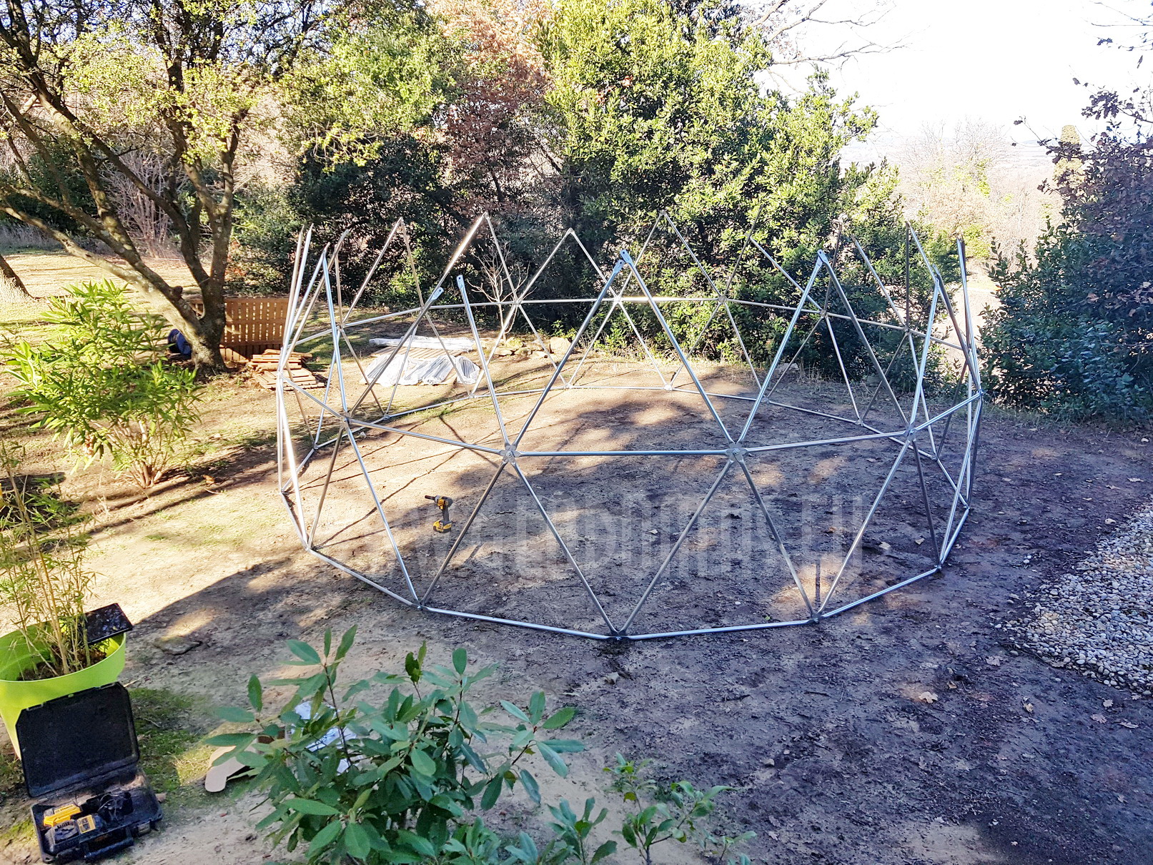 20m² Glamping Maisons Bulles™ night Panoramic bubble Ø5m