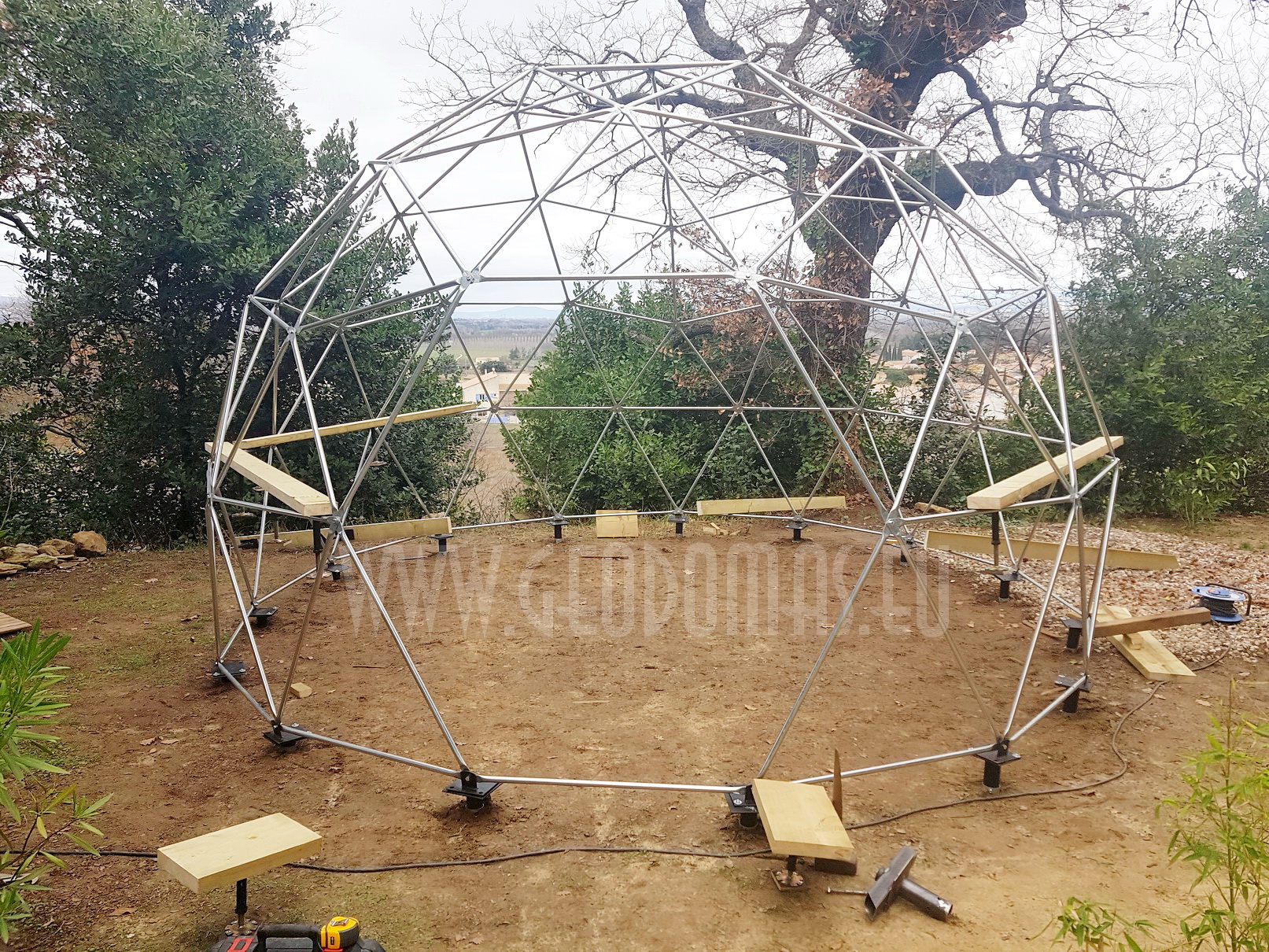 20m² Glamping Maisons Bulles™ night Panoramic bubble Ø5m