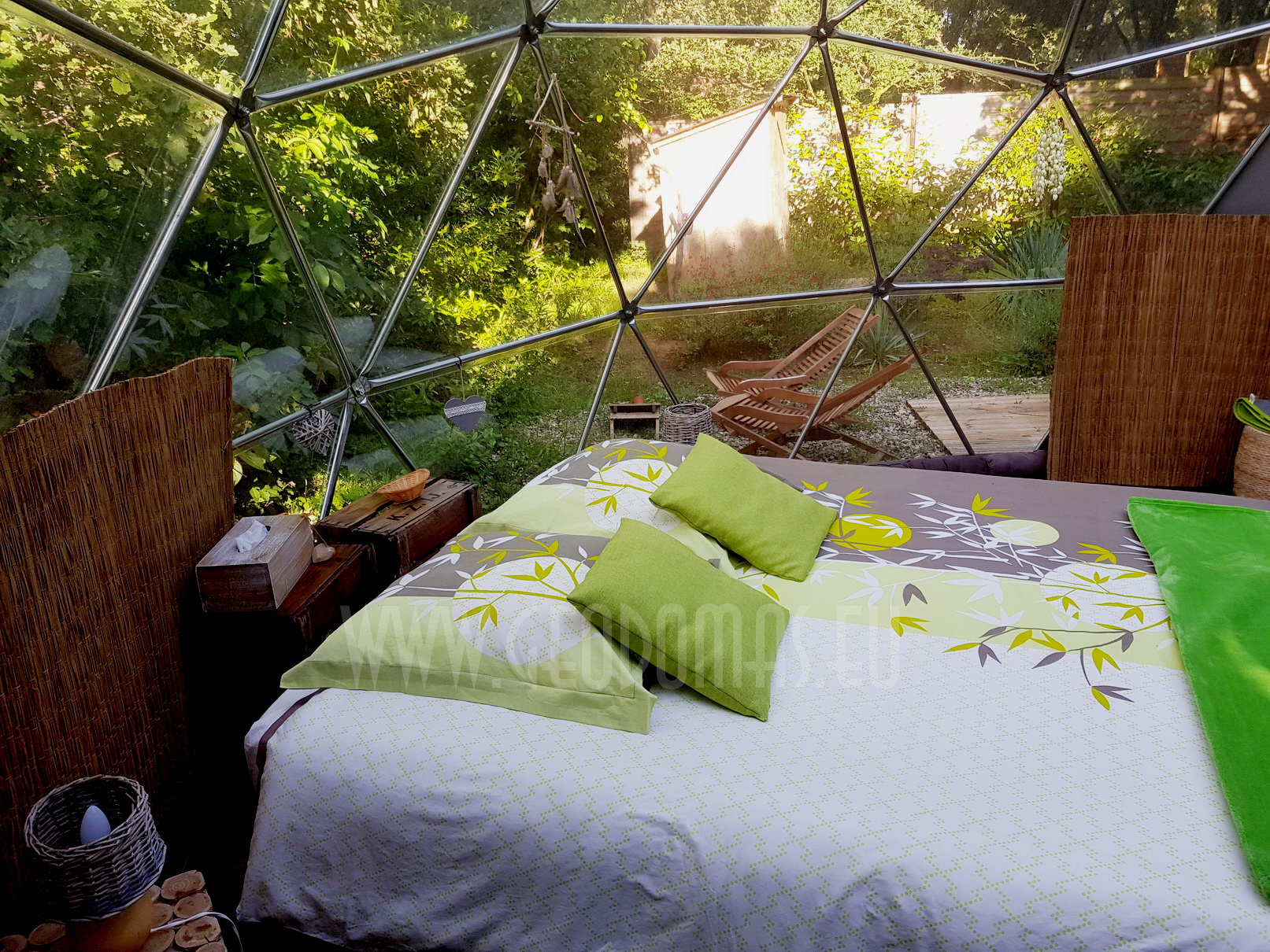 20m² Glamping Maisons Bulles™ night Panoramic bubble Ø5m