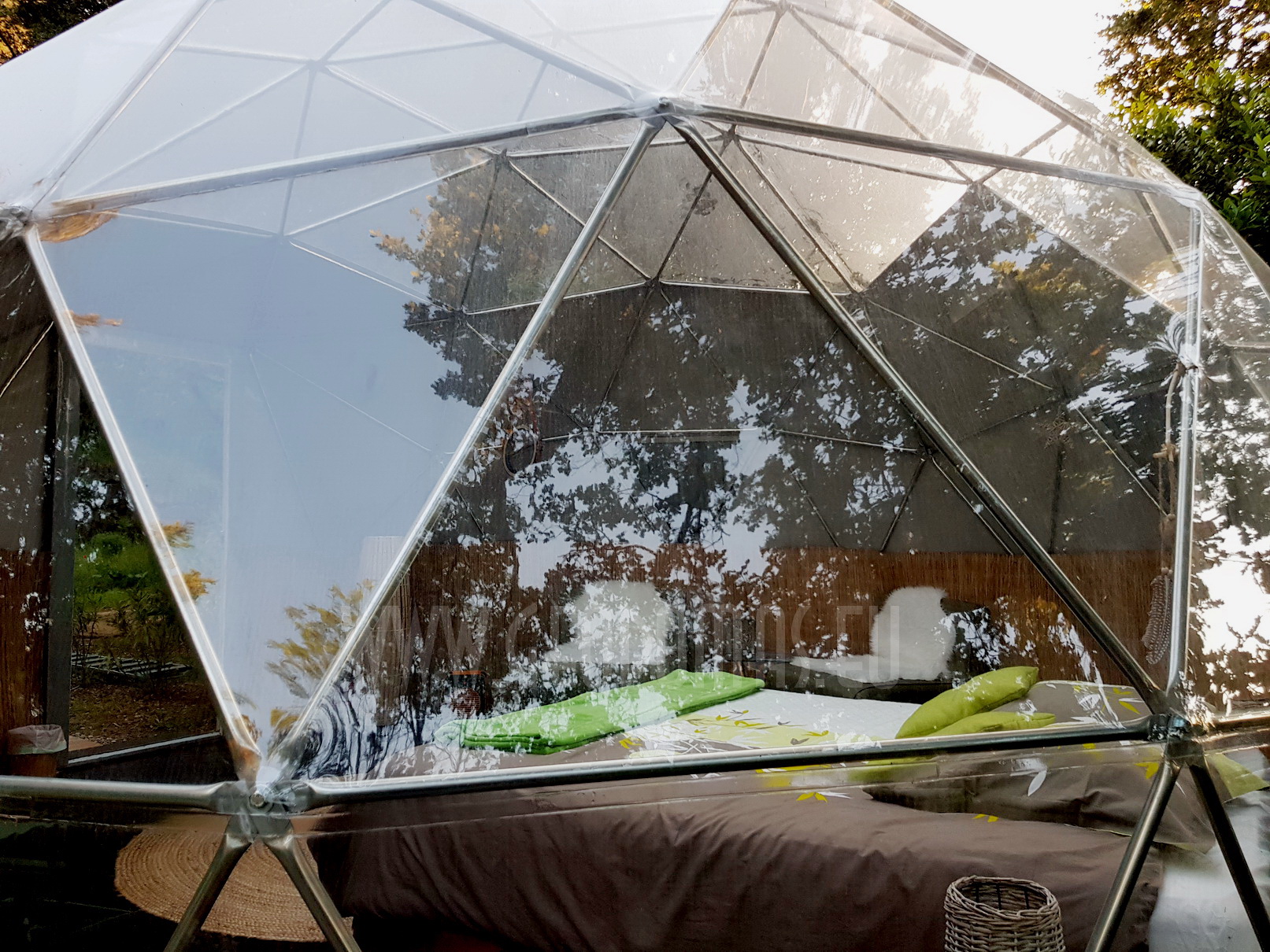 20m² Glamping Maisons Bulles™ night Panoramic bubble Ø5m