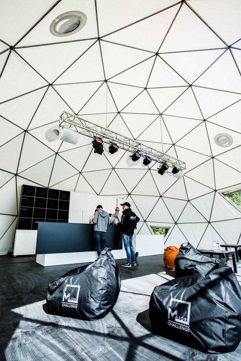 Ø11m F4 Dome 95m2 – Major Challenge Baggy Truck | Kaunas, Lithuania