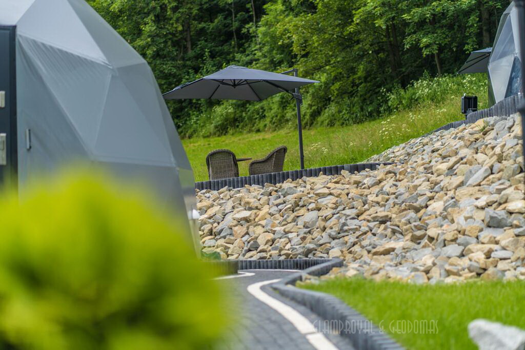 35m² Glamp Royal poilsiavietė Ø6,7m x 4kompl Kupolai | Zakopanė, Lenkija