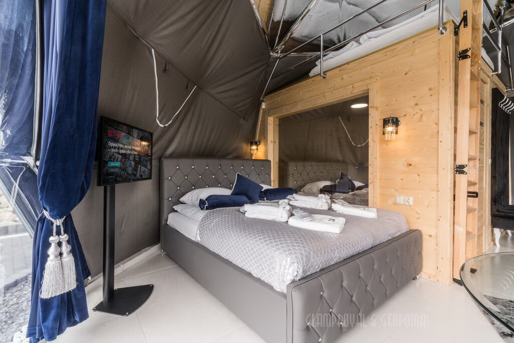 35m² Glamp Royal poilsiavietė Ø6,7m x 4kompl Kupolai | Zakopanė, Lenkija