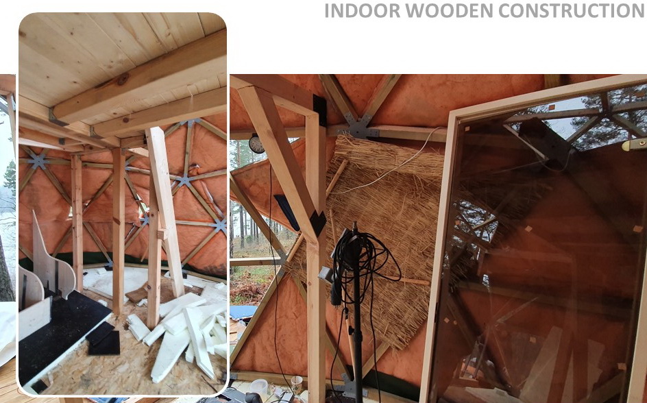 20m2 Small Home | Wooden Dome Ø5m | Dome building Kit’s
