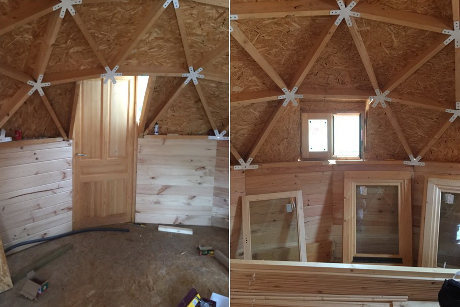 20m2 Small Home | Wooden Dome Ø5m | Dome building Kit’s