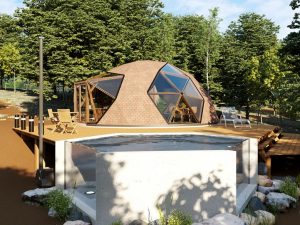 50m2 HOME KIT Ø8m ICO LOW F4 H3,4m