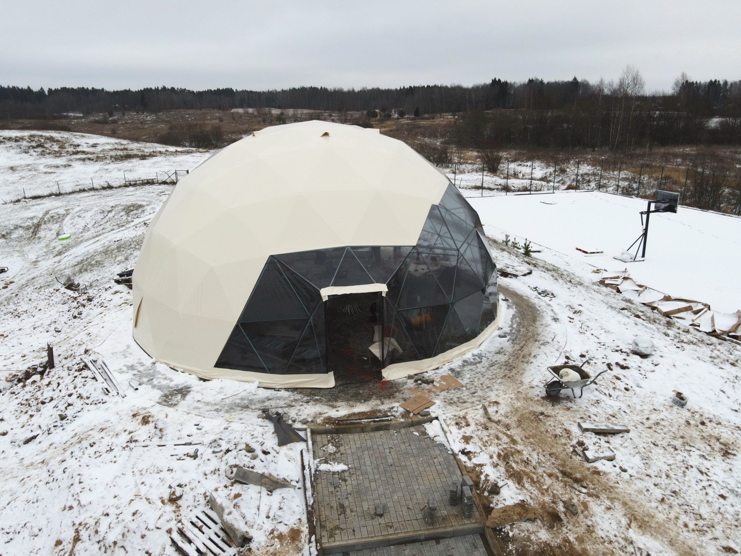 Ø11m 95m2 Renginių Kupolas | MEDA NAMAI, Lietuva