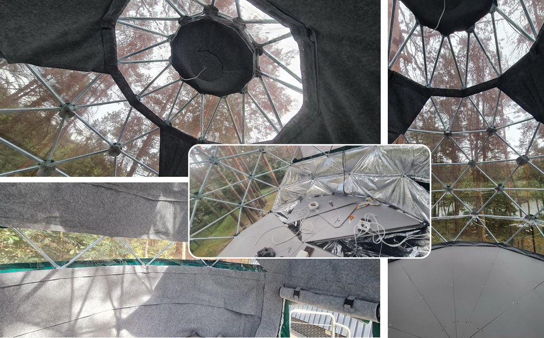 7m2 CRYSTAL DOME Ø3m H4m | BASIC SET