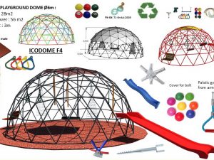 28m2 PLAYGROUND Ø6m ICO F4 H3m