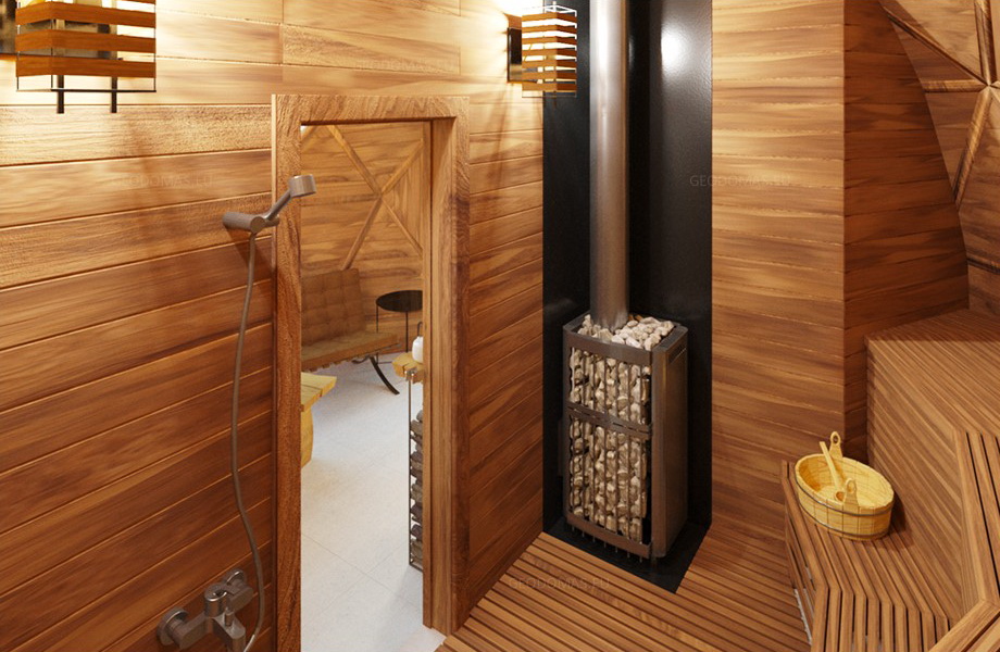 28m2 HOME-SAUNA KIT Ø6m F4 H3,65m