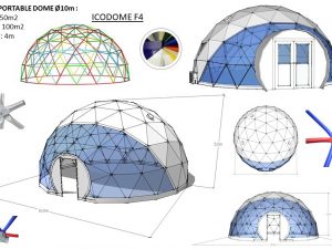 78m2 PORTABIL Ø10m ICO F4 H5m