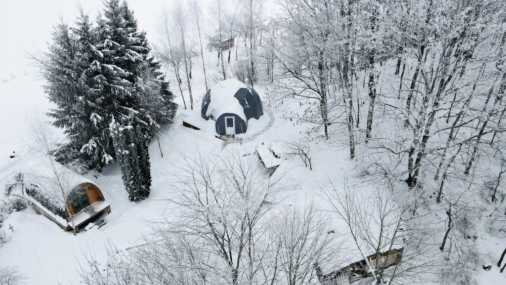 Maža Tyla Lithuania | 35m² Dome Ø6,7m | Sacred Resort