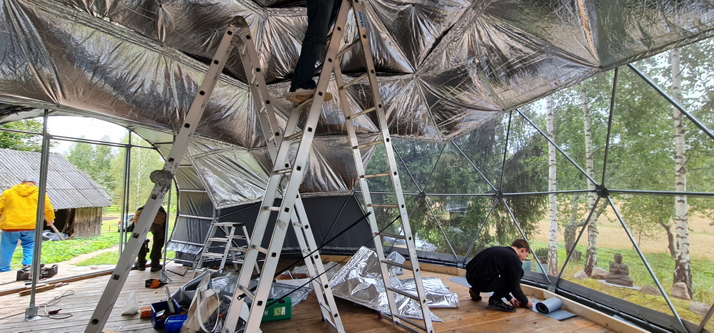 Maža Tyla Lithuania | 35m² Dome Ø6,7m | Sacred Resort