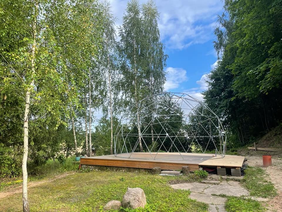 Maža Tyla Lithuania | 35m² Dome Ø6,7m | Sacred Resort