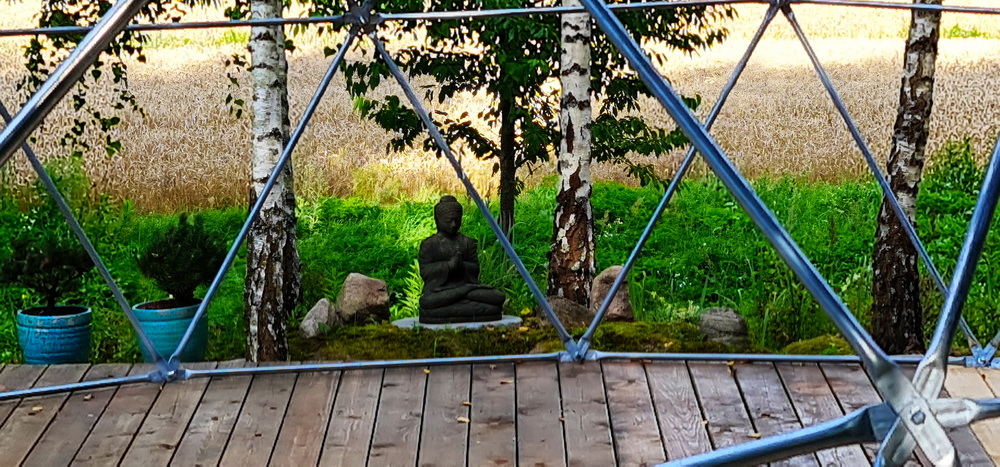 Maža Tyla Lithuania | 35m² Dome Ø6,7m | Sacred Resort