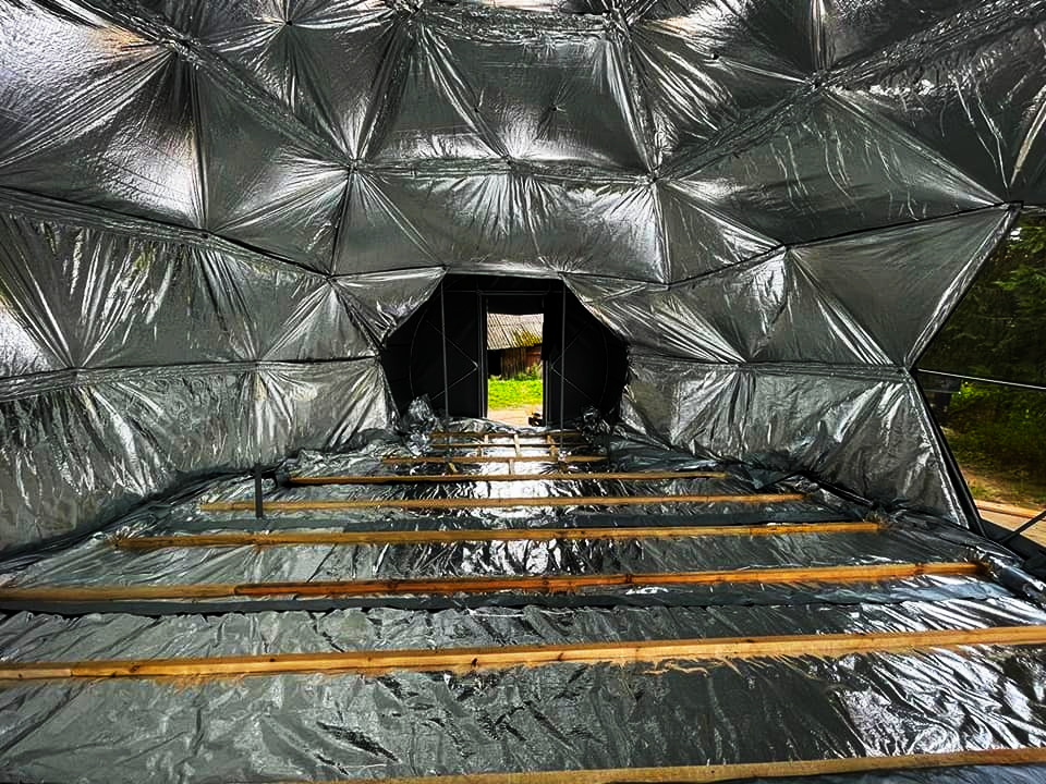 Maža Tyla Lithuania | 35m² Dome Ø6,7m | Sacred Resort