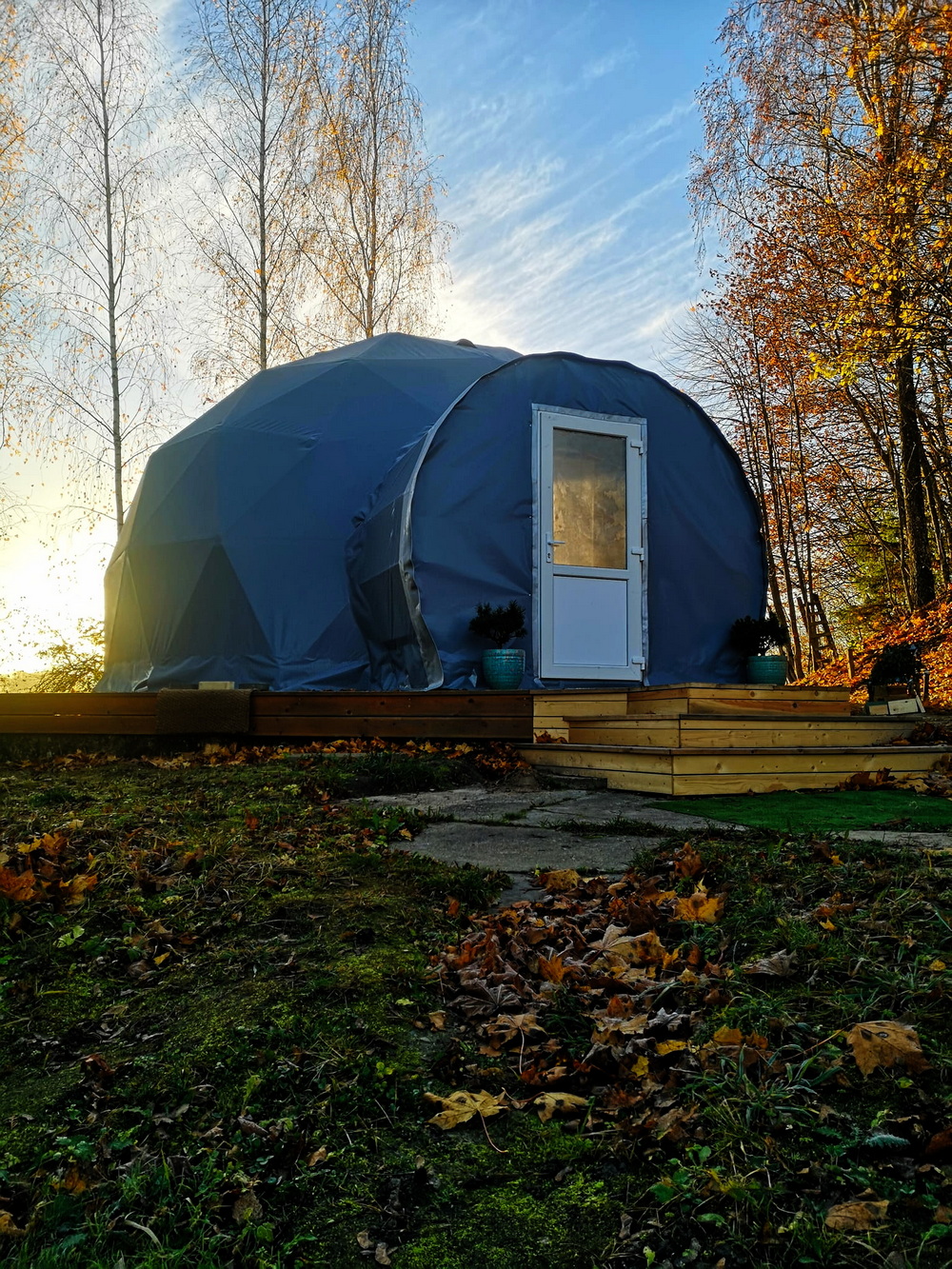 Maža Tyla Lithuania | 35m² Dome Ø6,7m | Sacred Resort