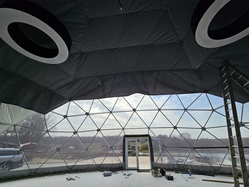 254m2 + 100m2 VIP Loft EVENT CLUB Ø18m DOME | VIPKUPOLAS, LIUTONIS, LT