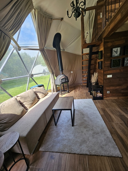 35m2 x4set. VALLEY OF STARS RESORT Ø6,7m | Sližiai, Lithuania