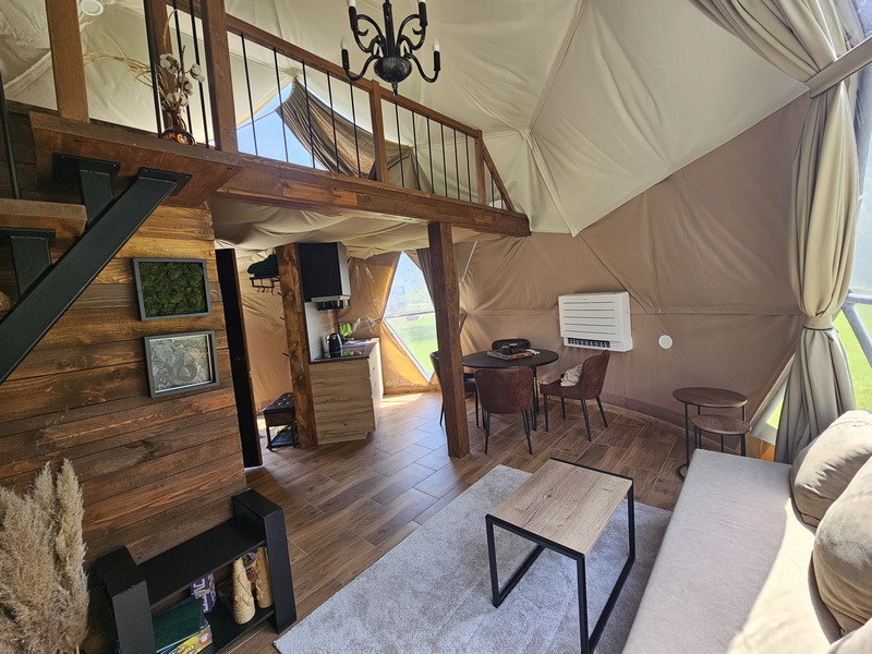 35m2 x4set. VALLEY OF STARS RESORT Ø6,7m | Sližiai, Lithuania