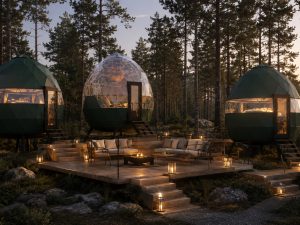 Medžių Kapsulės ir POD Premium ▪︎ Visų Sezonų ▪︎ Glamping