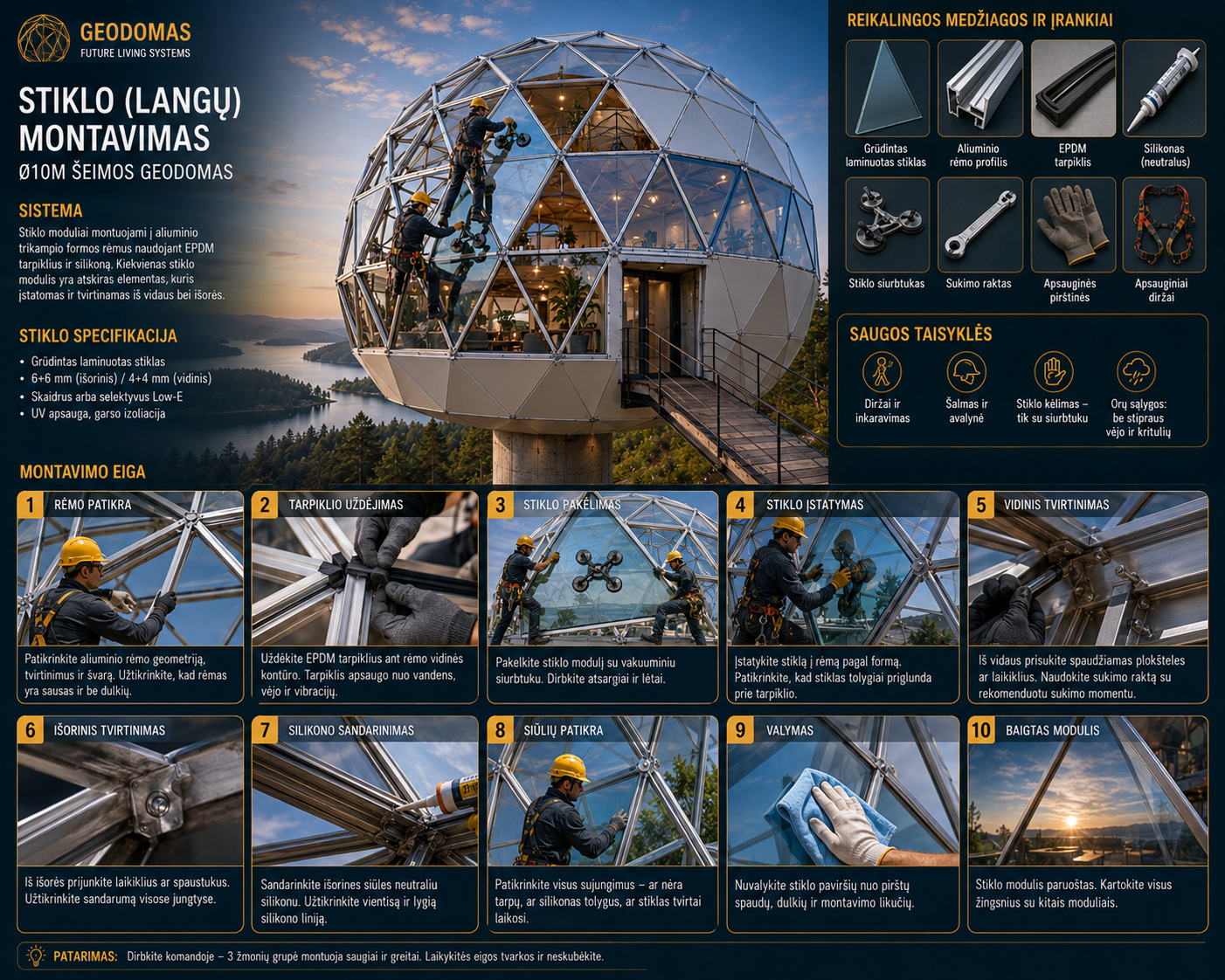 Geodeziniai Namai | Individualus Dizainas | A++ Energetinio Naudingumo Pastatai | Statybų Rinkiniai
